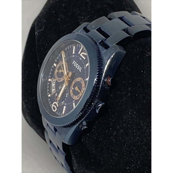 Fossil Perfect Boyfriend ES4093 Womens Analog Blue - Picture 4 of 12